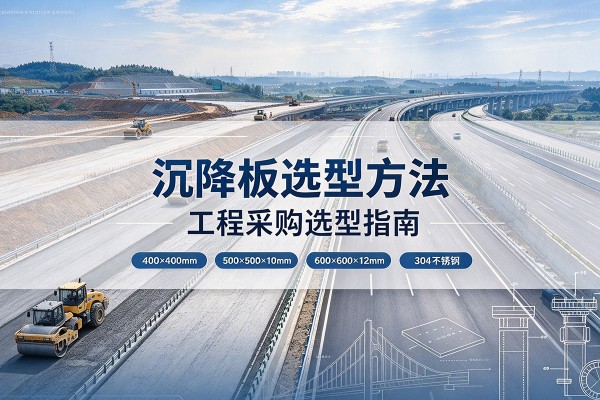 苍梧沉降板选择方法