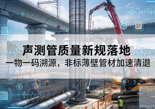 苍梧声测管质量新规落地，一物一码溯源，非标薄壁管材加速清退